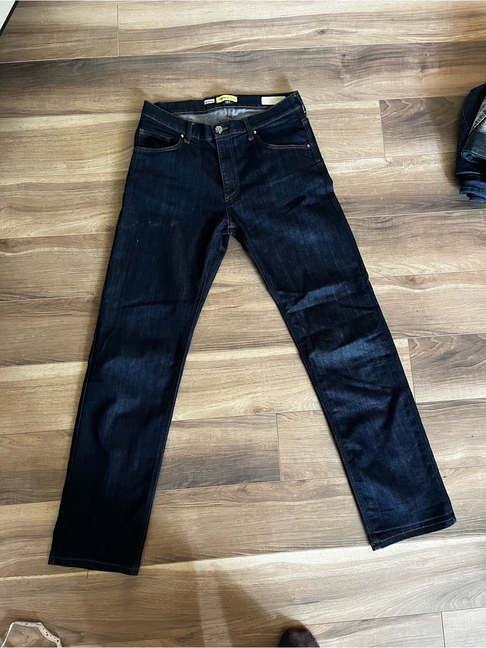Versace Jeans Dark Wash Denim Straight Leg Pants